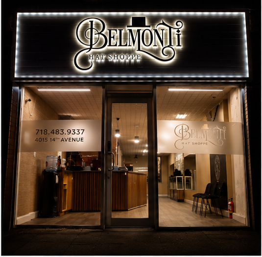 Belmonti storefront in Boro Park