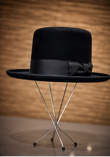 High biber hat on display